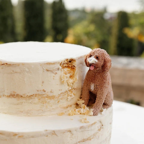Personalised Dog Wedding Cake Decorations , Pet Cake Decorations, Pet Birthday Gifts, Pet Anniversary, Dog Figurines, Dog Birthday, Cat Cake Decorations