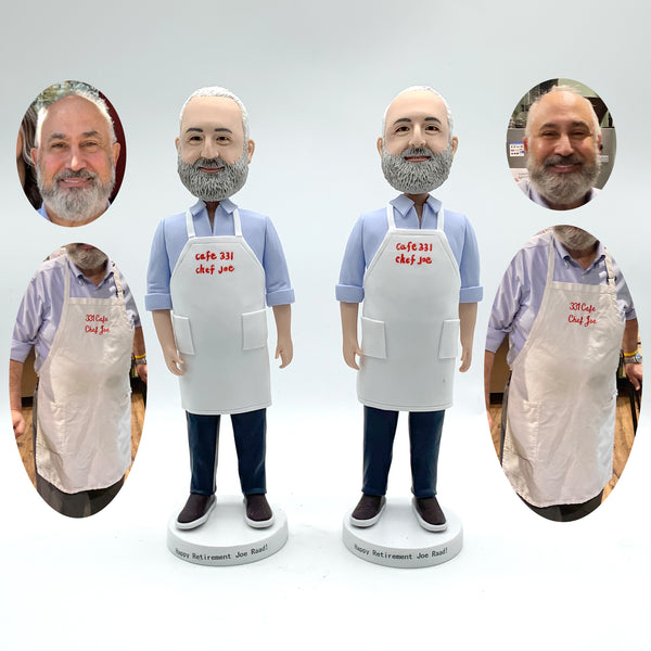 Custom doctor bobbleheads, personalised father bobbleheads, gifts for elders, doctor graduation gifts, doctor sculptures, dad's favourite gift, grandpa sculptures